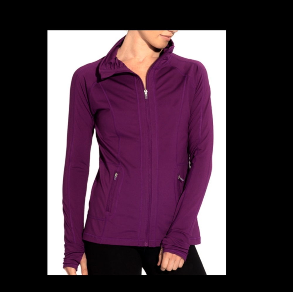 Earth yoga zip up jacket